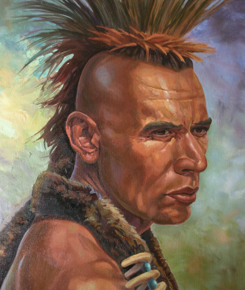 Portrait of a Native American