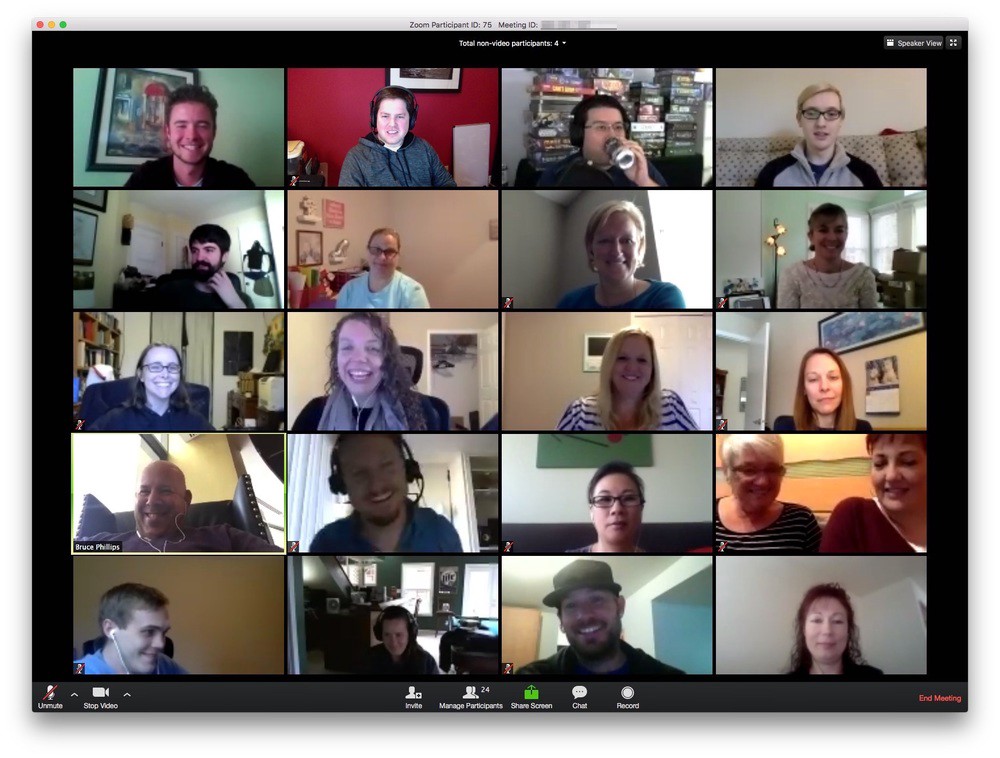 Weekly Zoom Calls