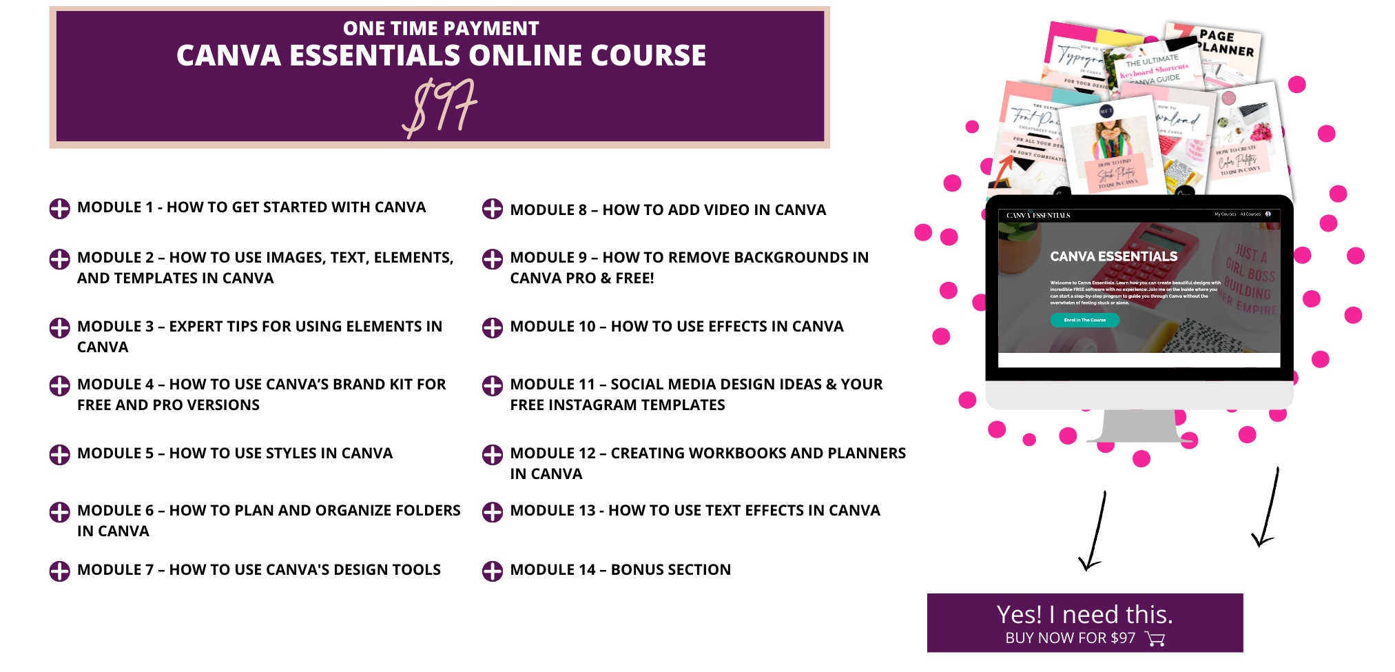 Canva essentials online course the step-by-step program to guide you through all the essentials you need even with zero design skills