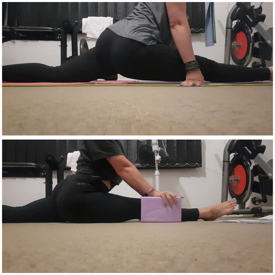 Front splits progress