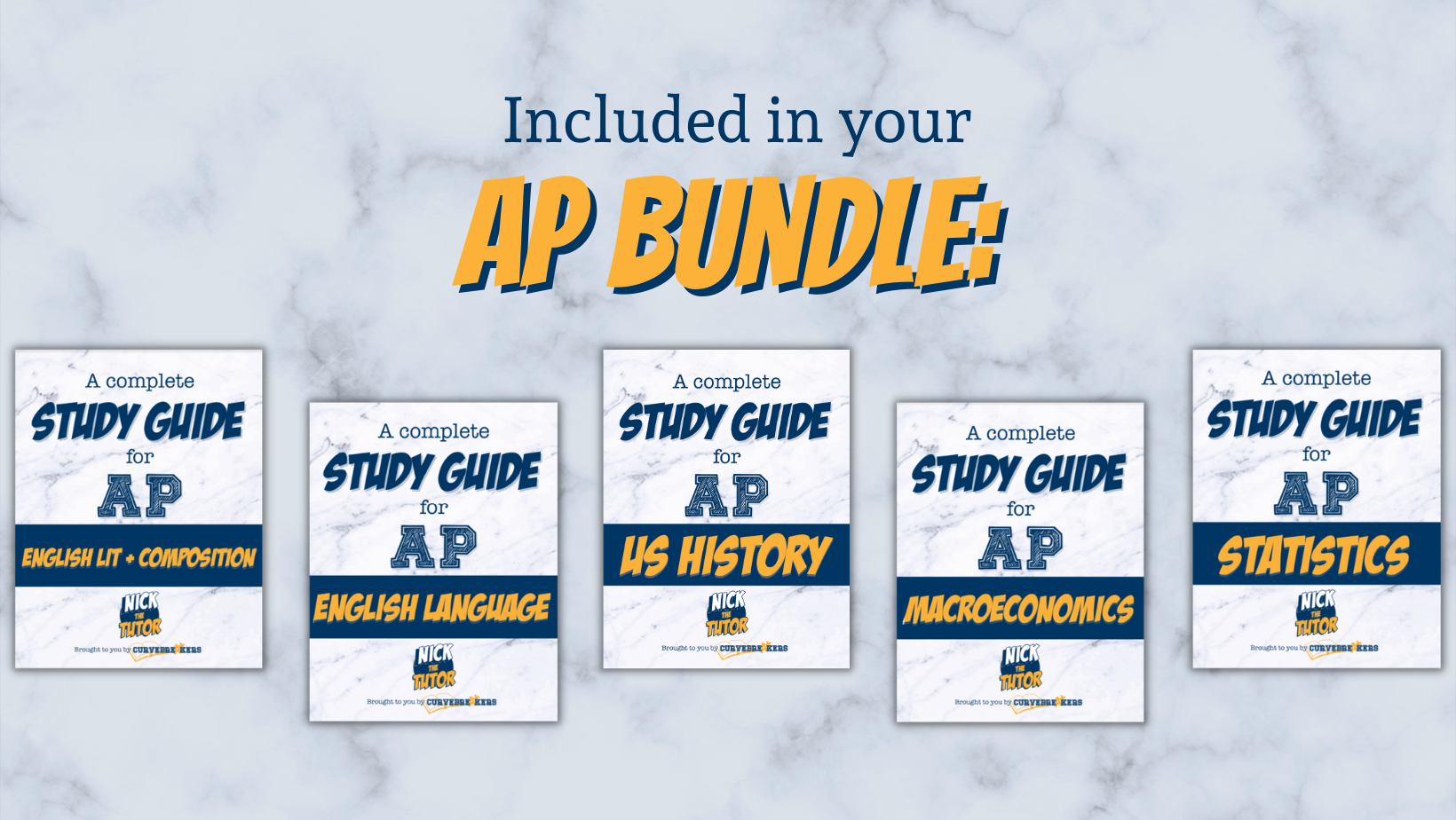 What&#39;s included in your Garden City High School&#39;s Most Popular AP Exam Study Guide Bundle