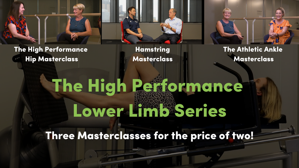 High Performance Lower Limb Series Masterclass Bundle.