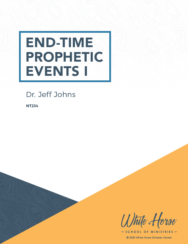 End-Time Prophetic Events I - Course Cover