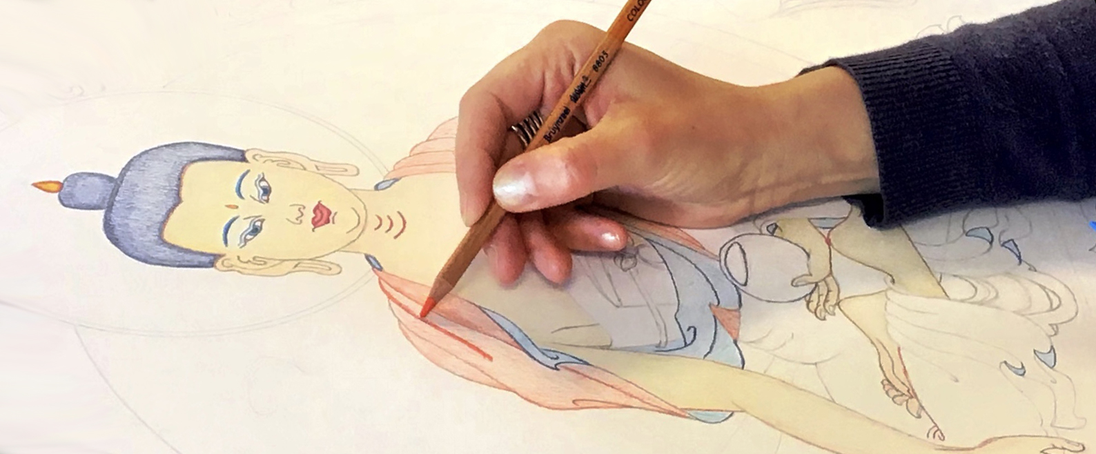 How to draw the buddha