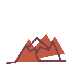 Mountain range icon from www.yourstabilityinmotion.com