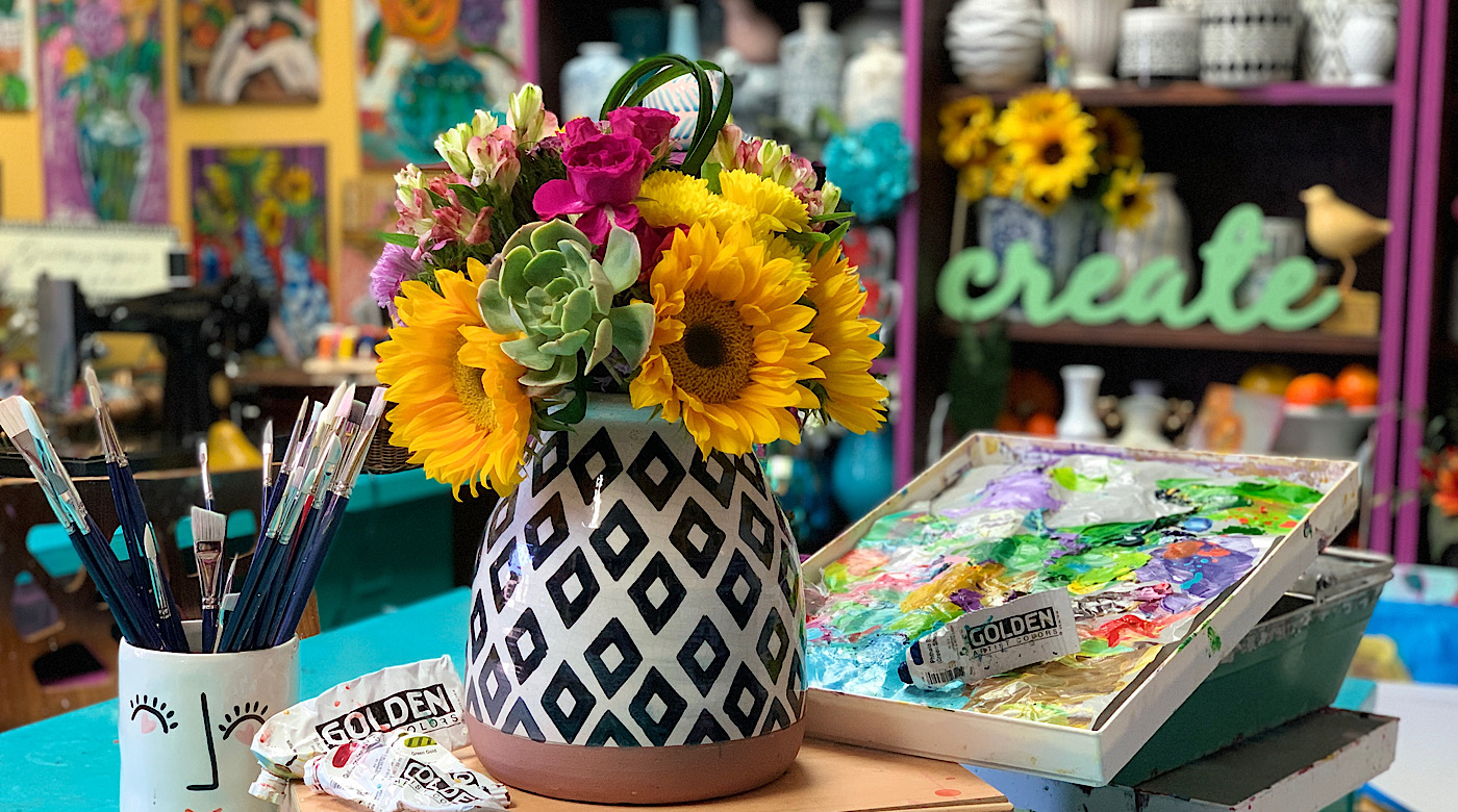 Should You Paint Fresh Flowers?