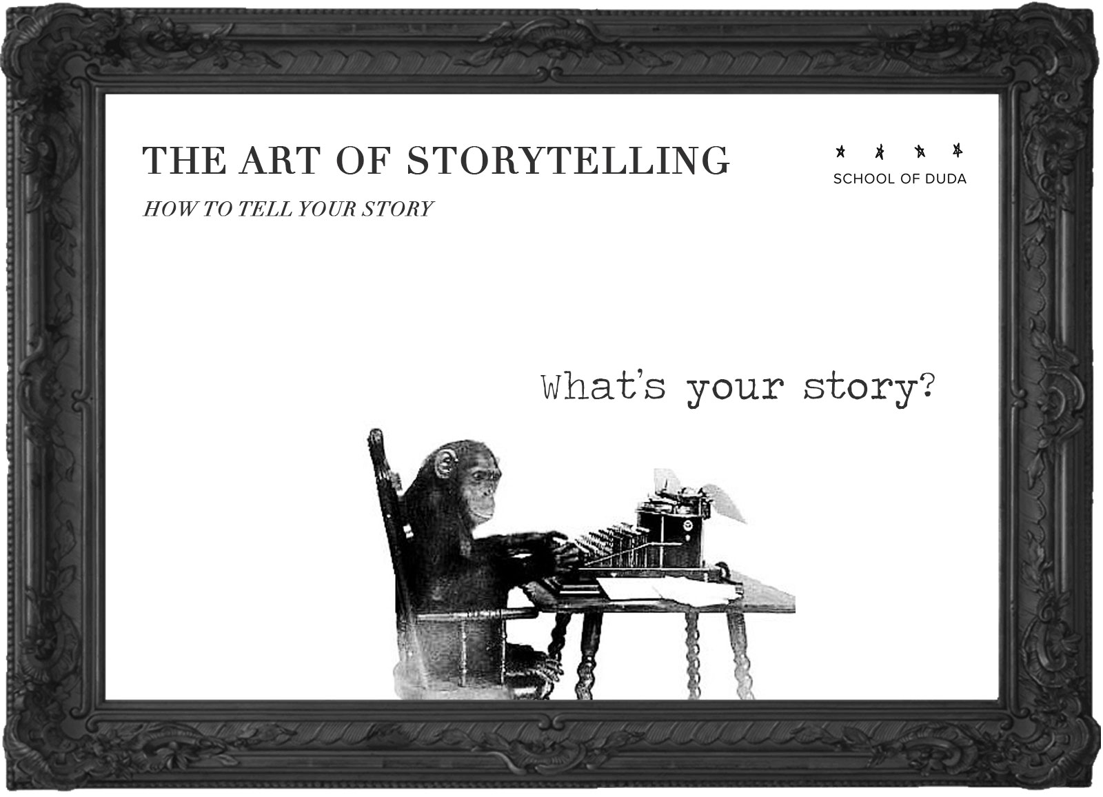 THE ART OF STORYTELLING - English Course