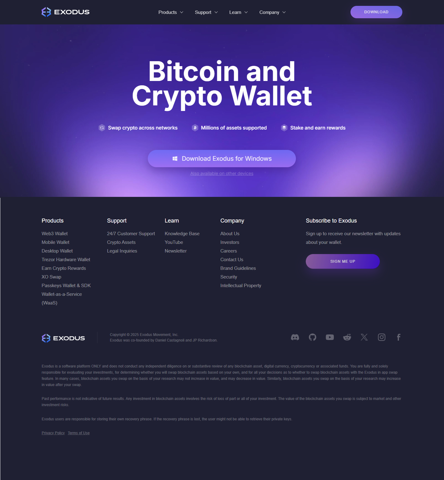 exodus web3 wallet