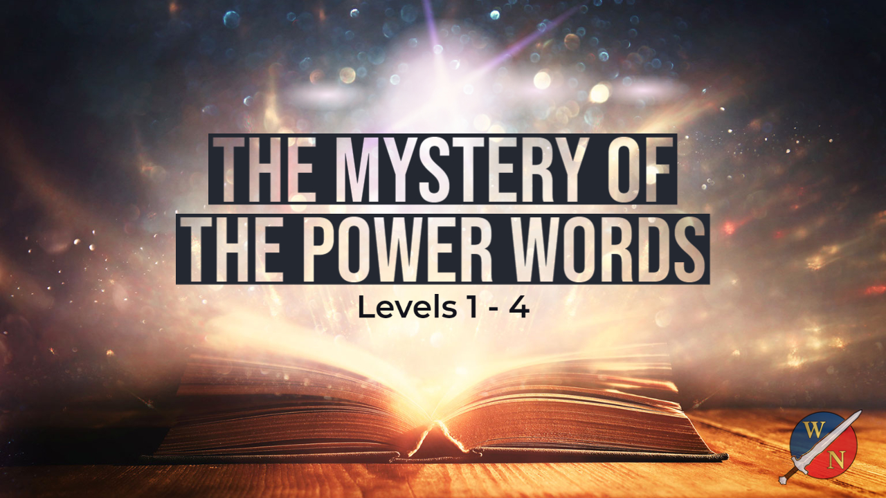 Mystery of the Power Words bundle with levels 1 through 4 with Dr. Kevin Zadai