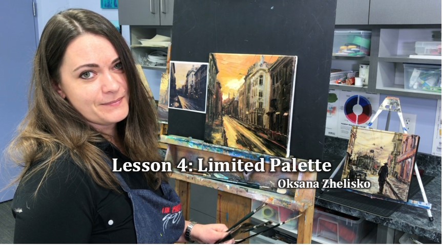 Urban Oil Painting Lesson 1 Oksana Zhelisko
