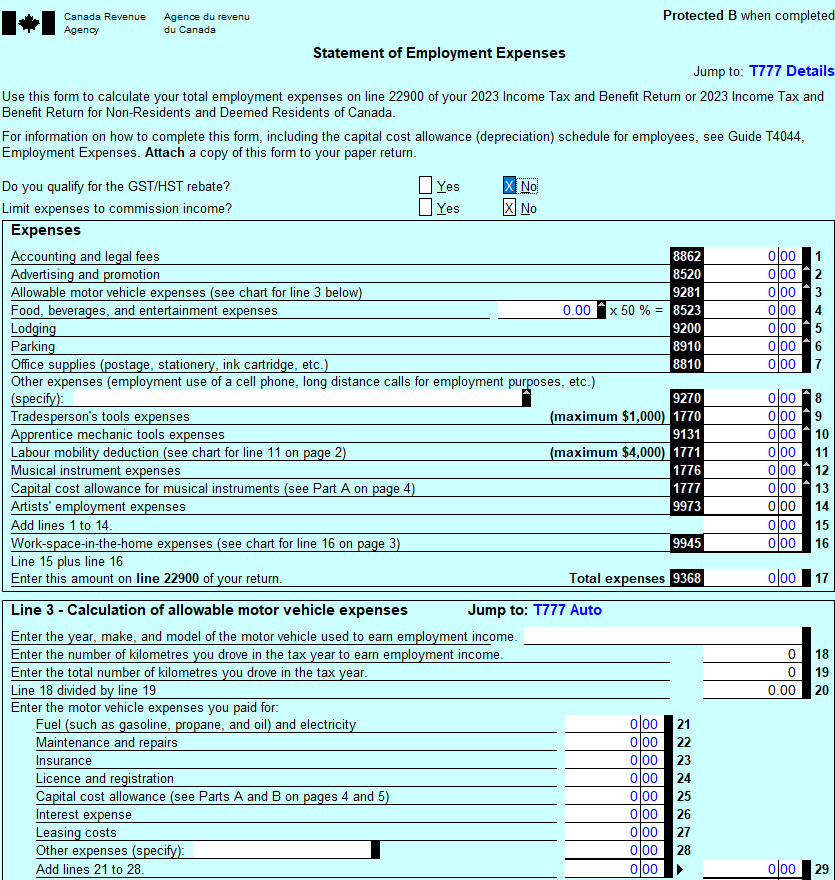 T777_statement_of_employment_expenses