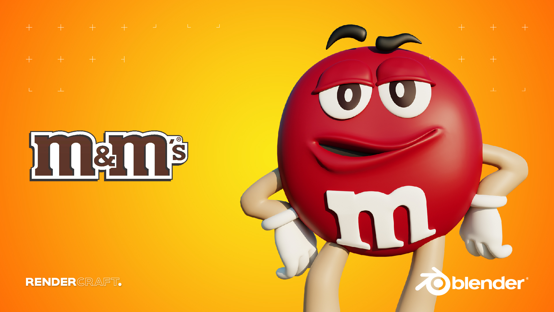 Modeling The Famous M&M Character | Render Craft