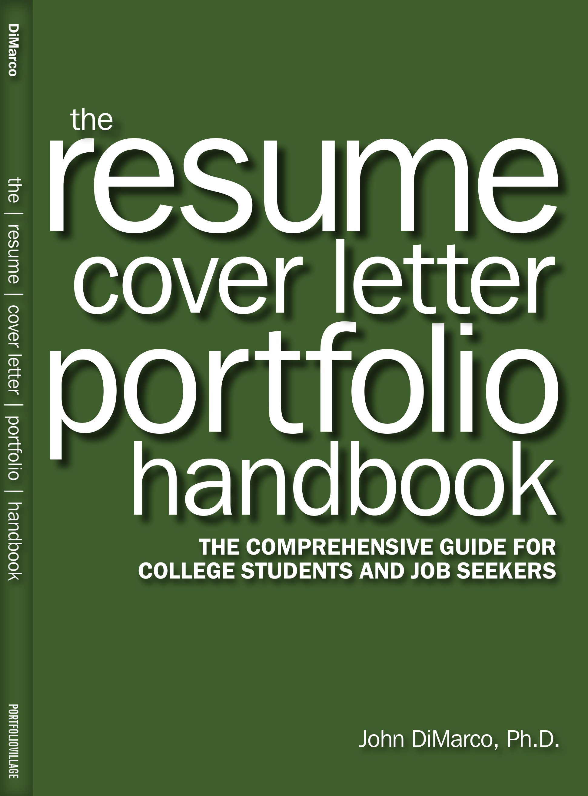 Resume, Cover Letter, Portfolio Handbook Cover