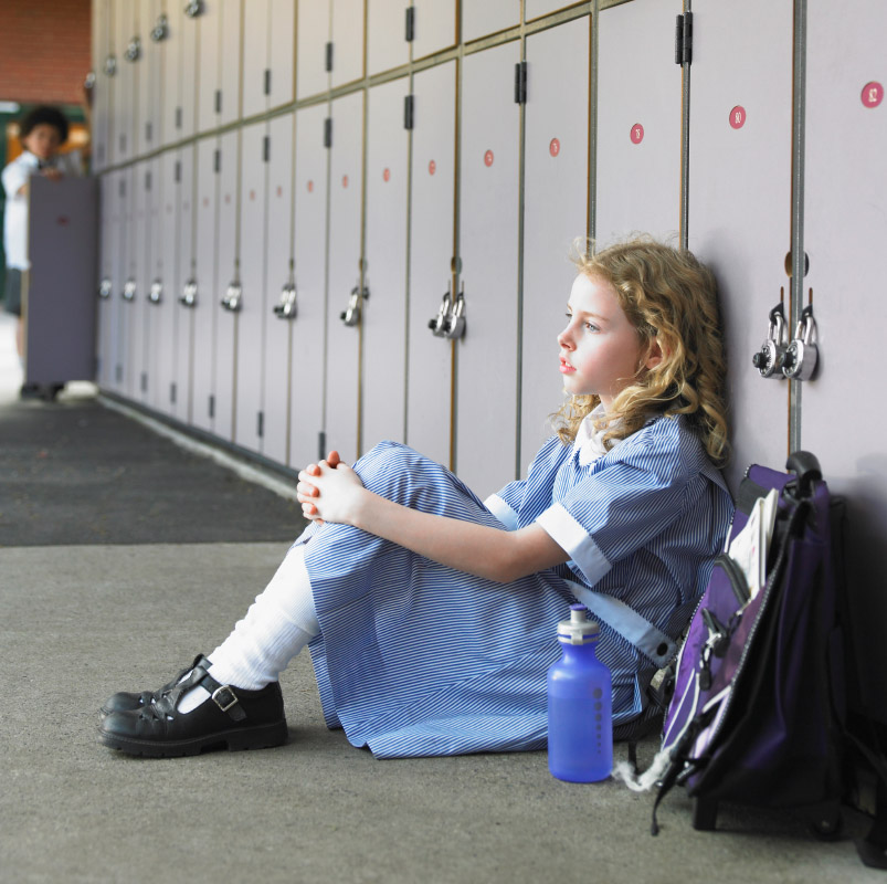 student anxiety girl