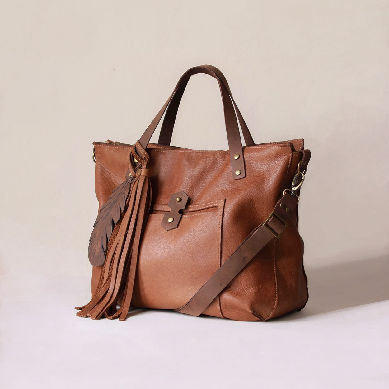 leather tote bag making class