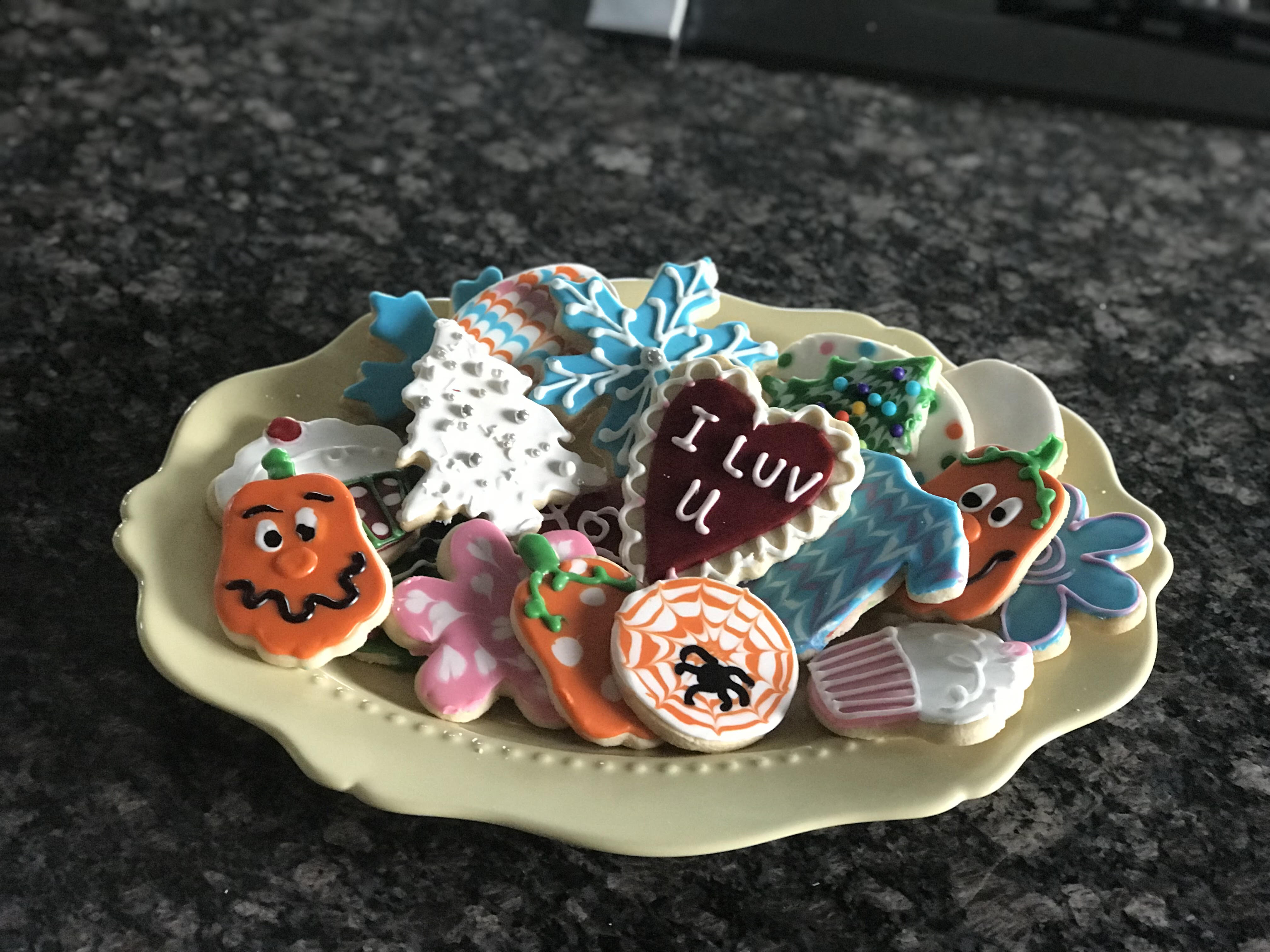 decorated sugar cookies