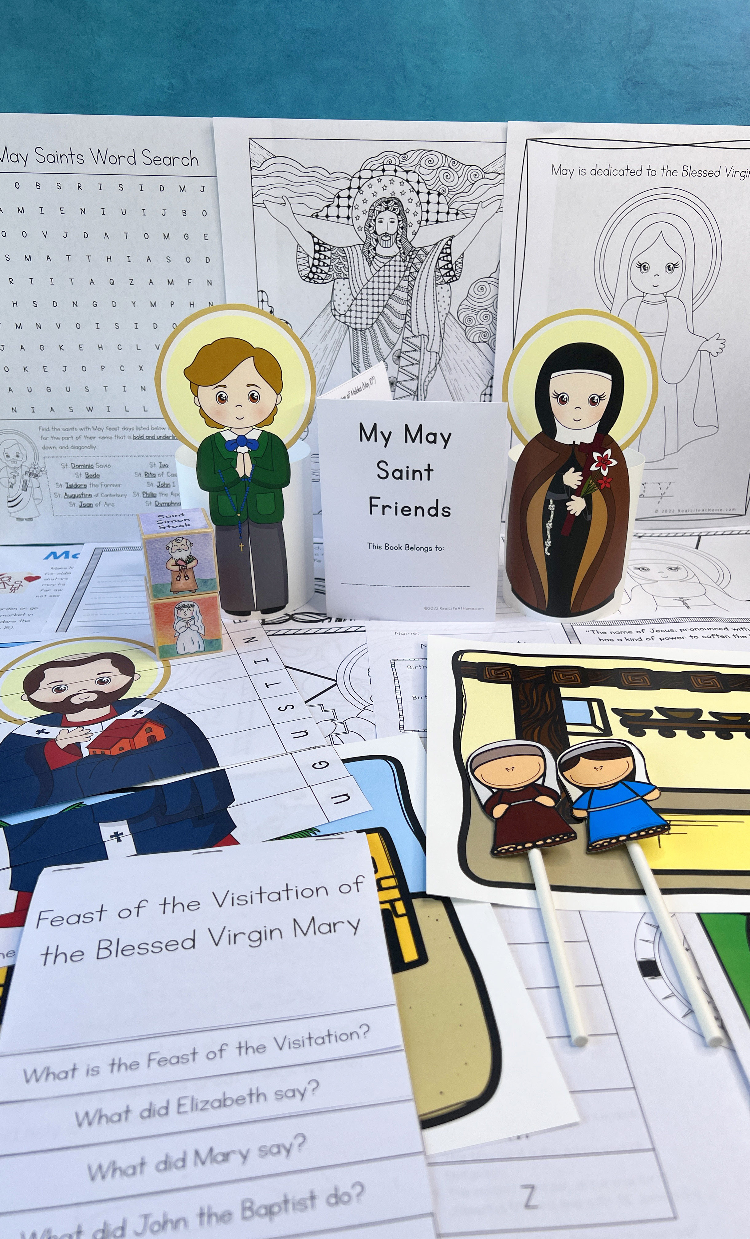 Catholic Icing Monthly Pack Kids Printables