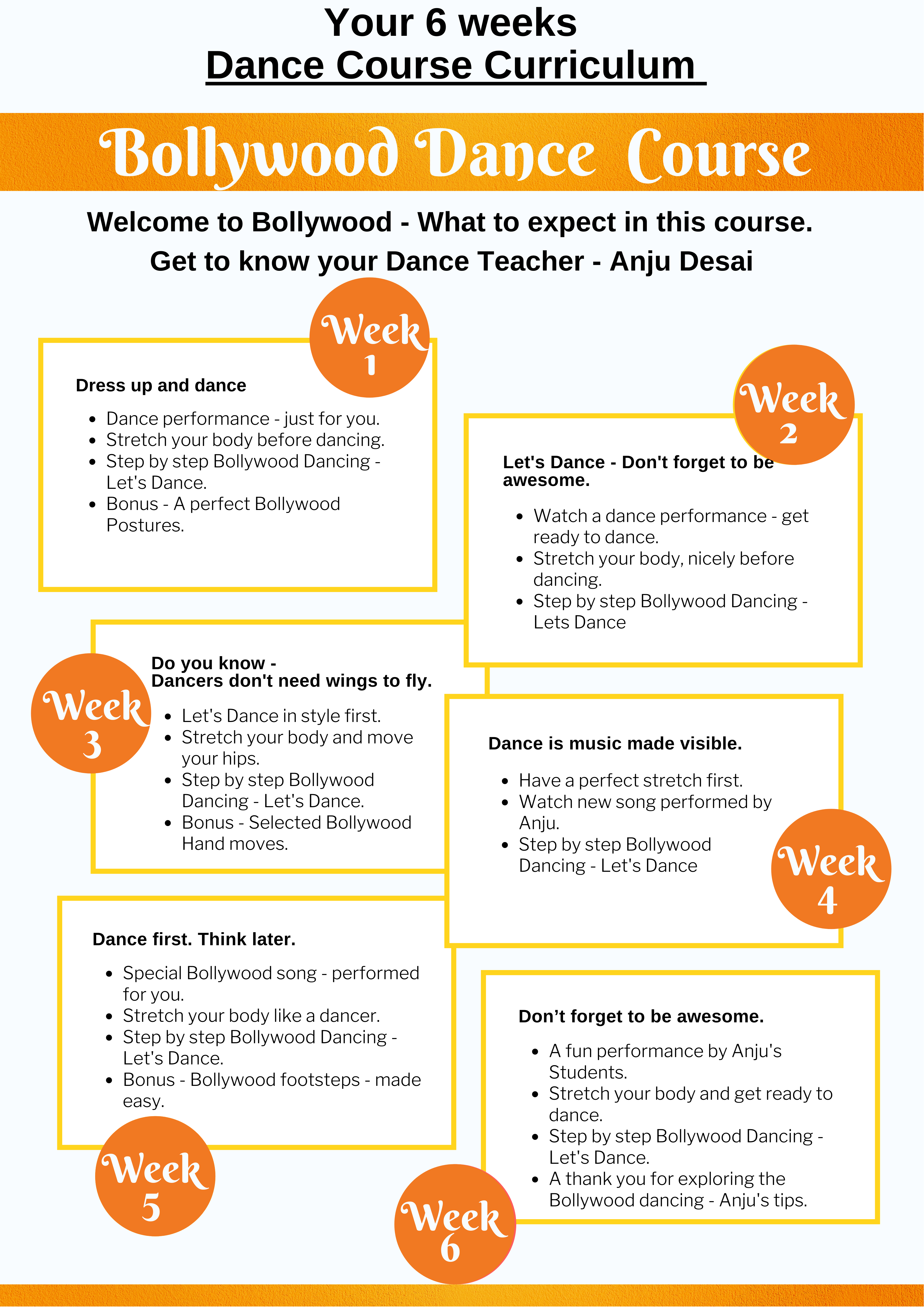 Dance Course Curriculum 