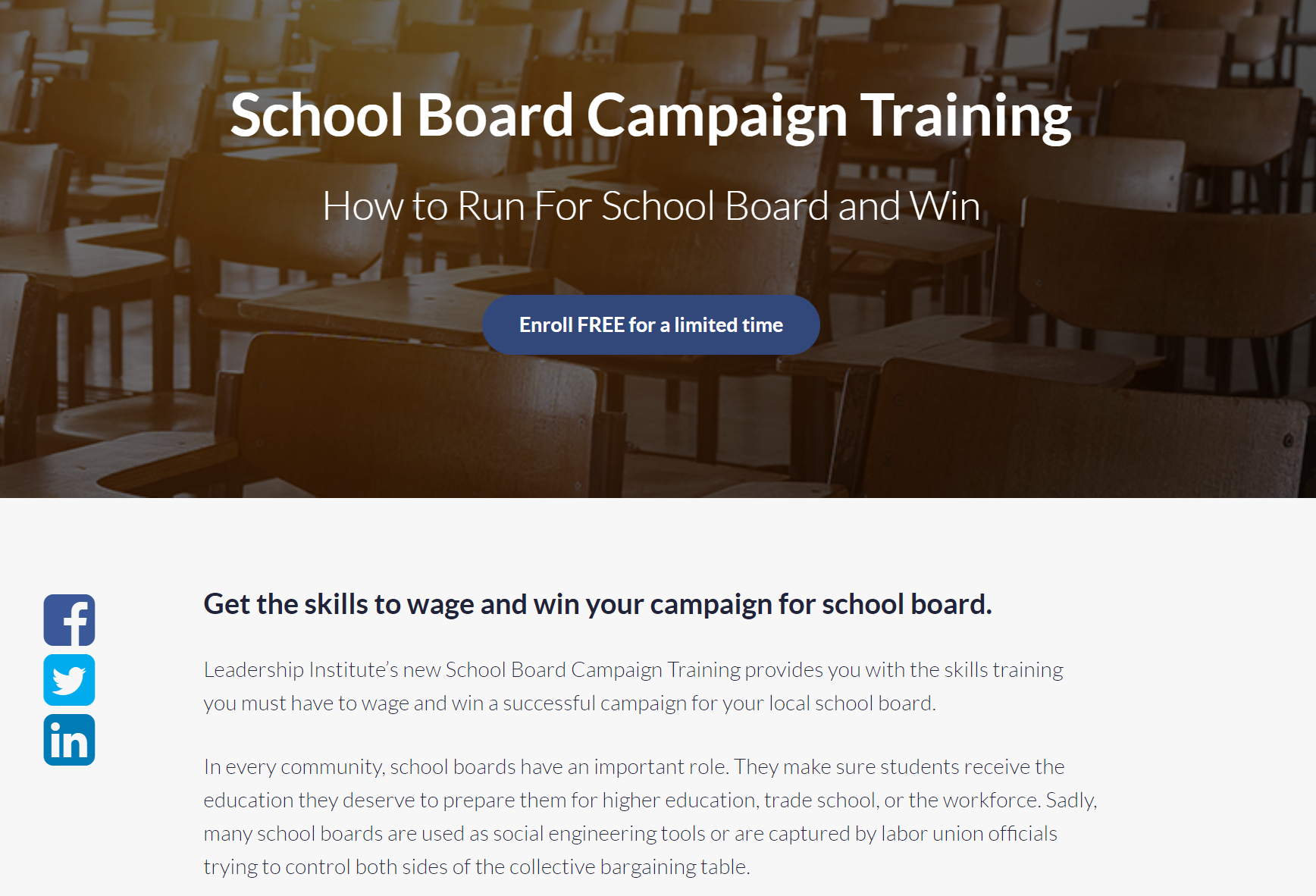 On-Demand School Board Campaign Training