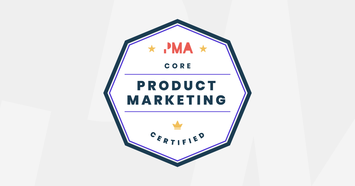 Product Marketing Certified 