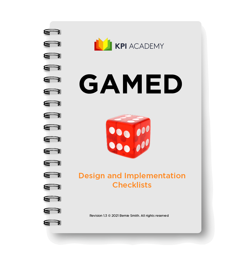 GAMED definition and implementation checklists handbook