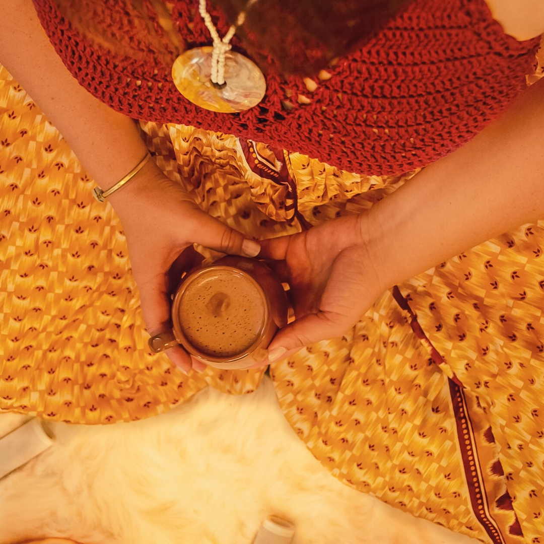 Ceremonial cacao preparation