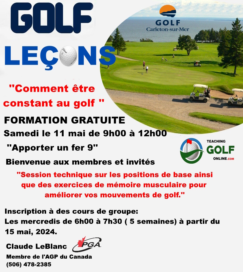 Golf Carleton sur Mer - Atelier