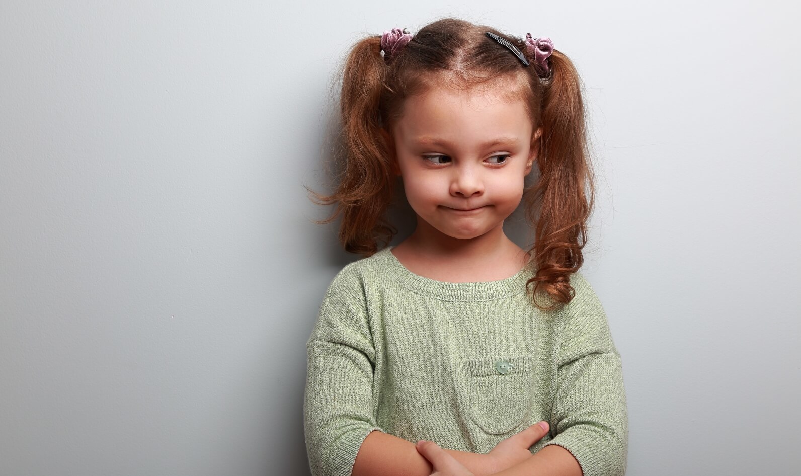 Girl smiling