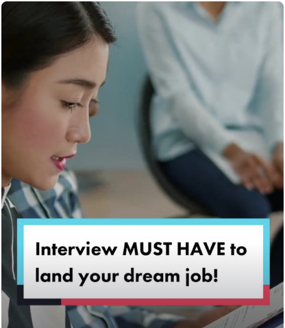 Interview MUST HAVE to land your dream job!