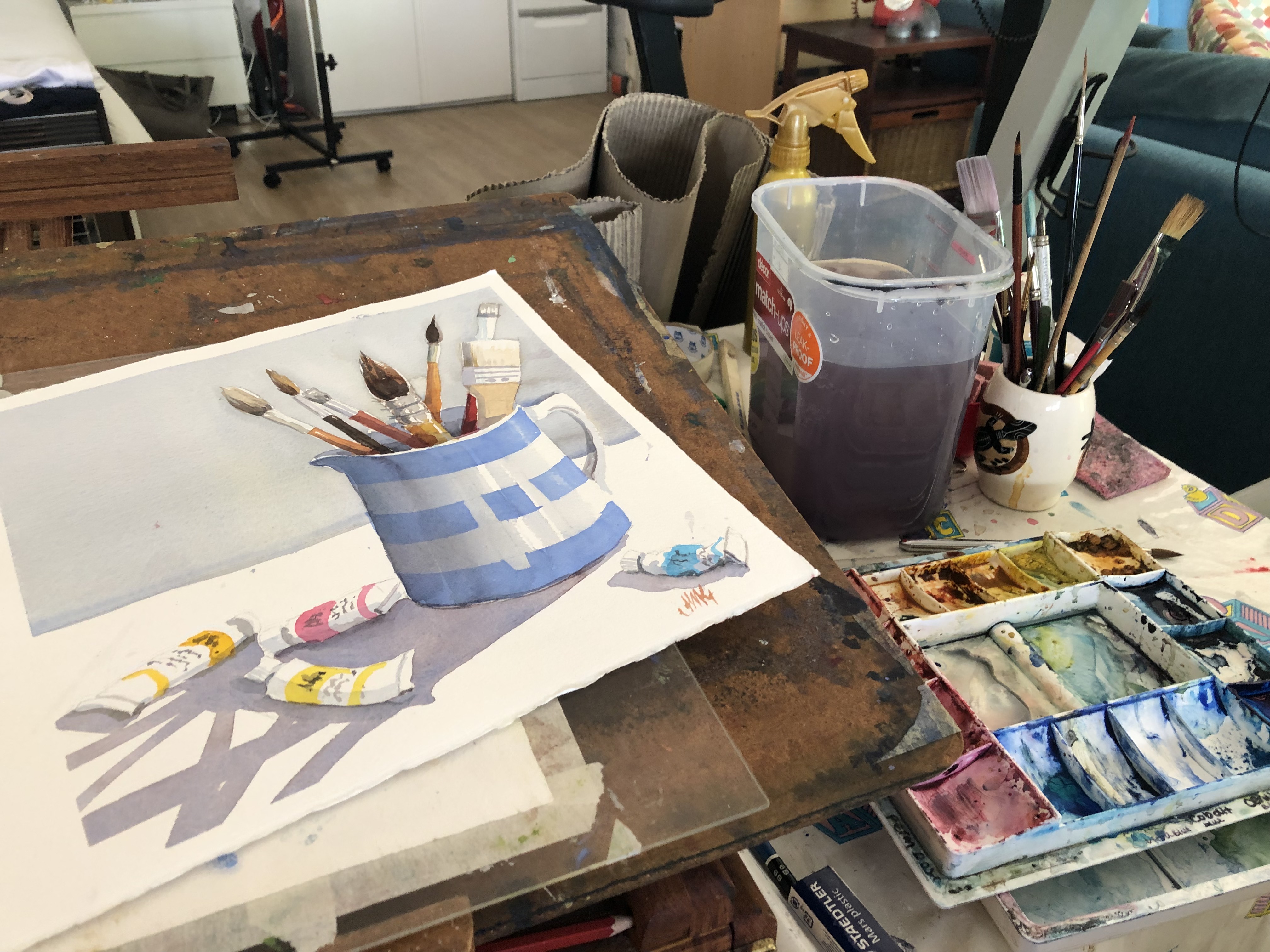 Watercolour Classes Workshops Online for beginners with Jenny Gilchrist