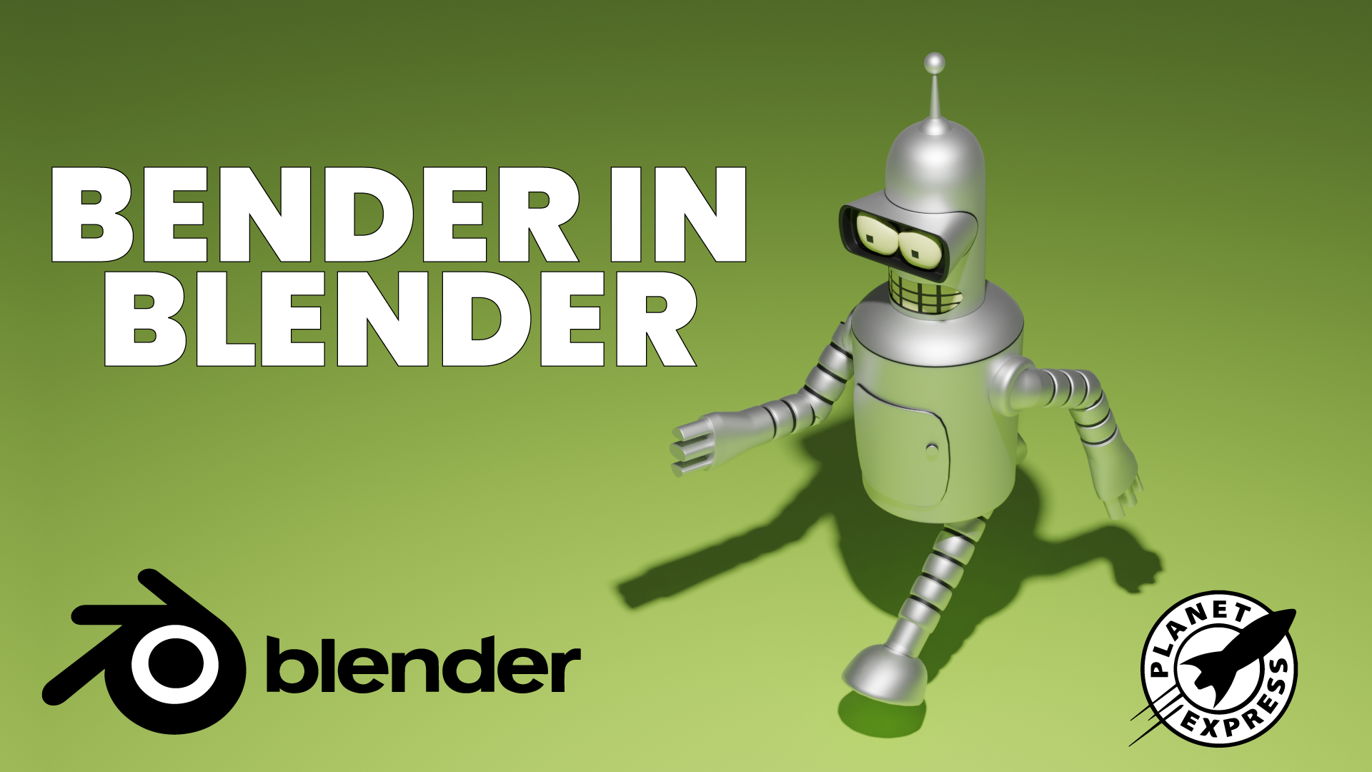 3D Bender Futurama Course With Blender 