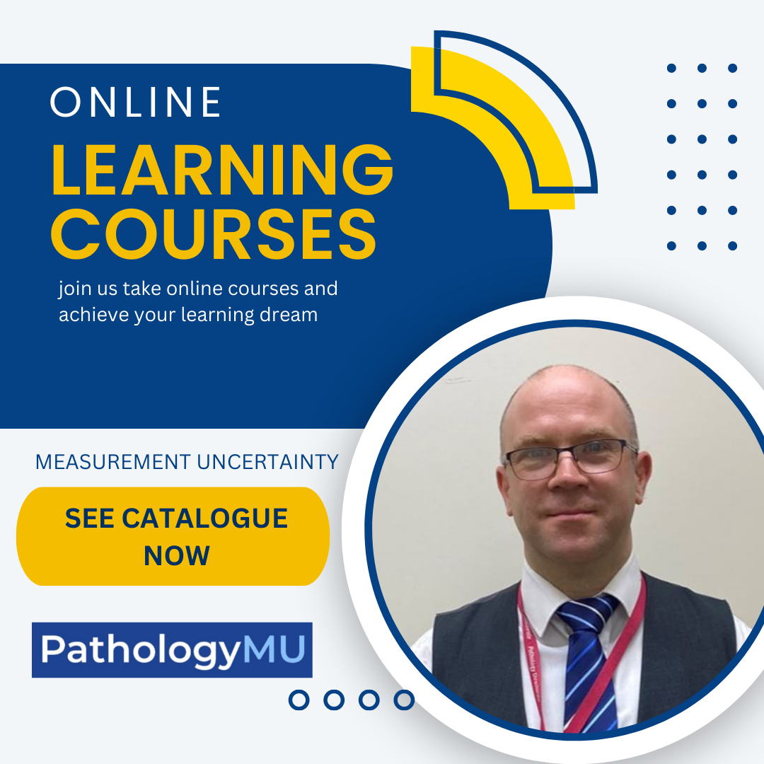 Stephen MacDonald pathologymu measurement uncertainty courses link to available resources