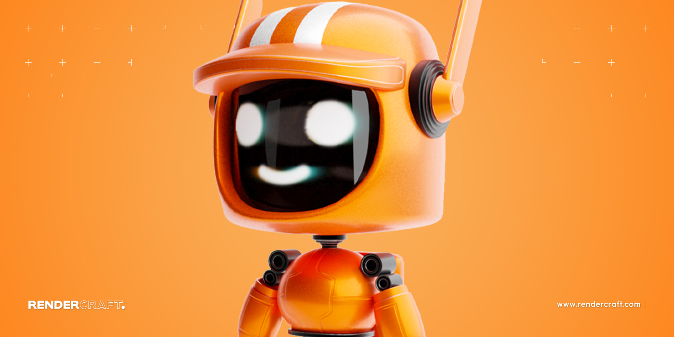 Create Netflix Orange Robot From Love Death and Robots Blender Academy Course
