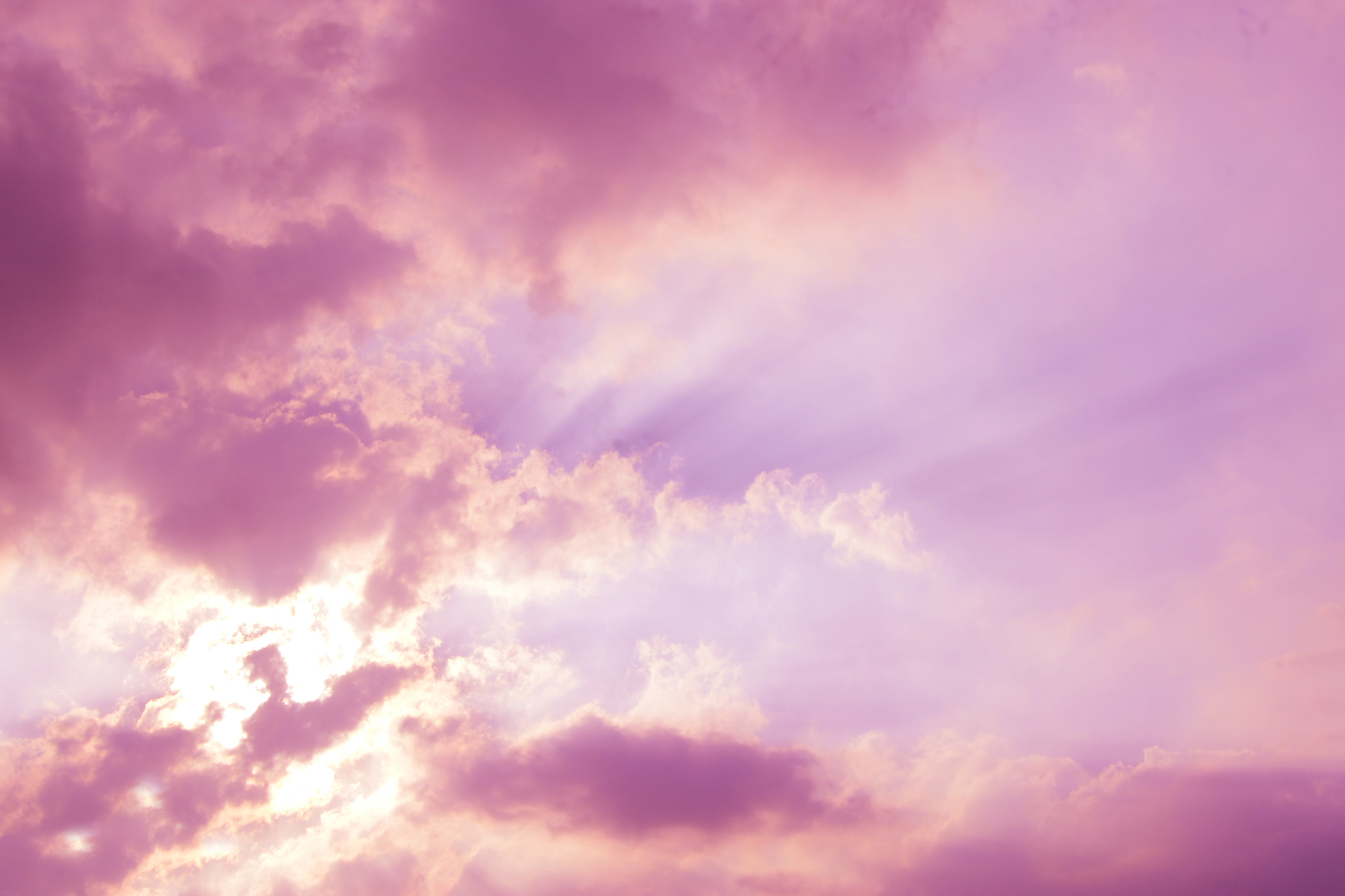 Soft purple/pink coloured image of sky