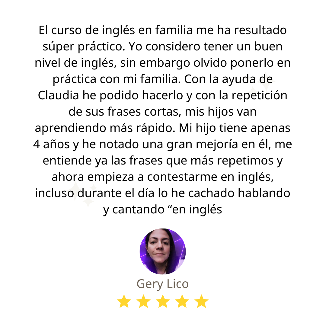 Testimonio clases de ingles online