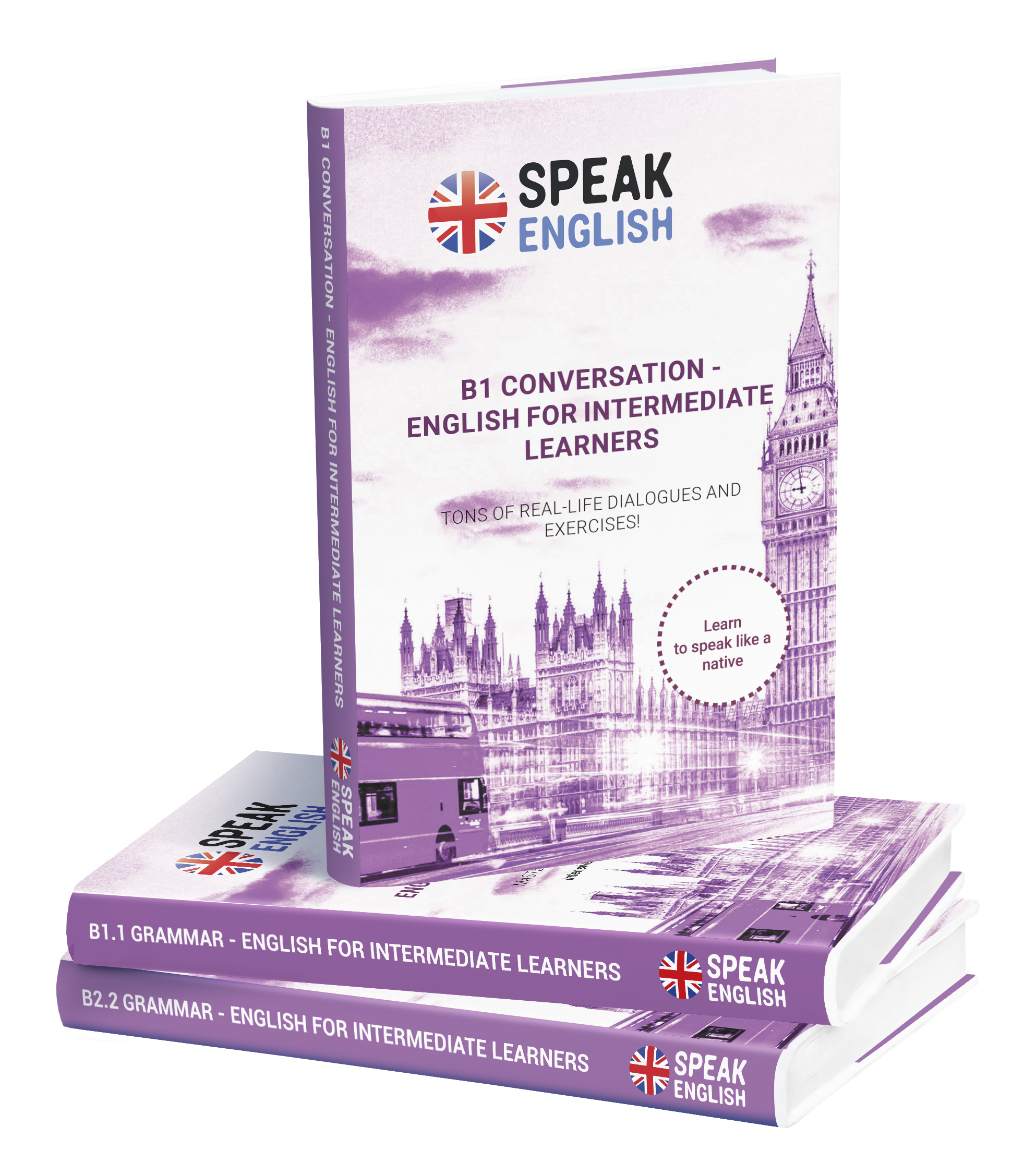 B1 level English books and intensive course 