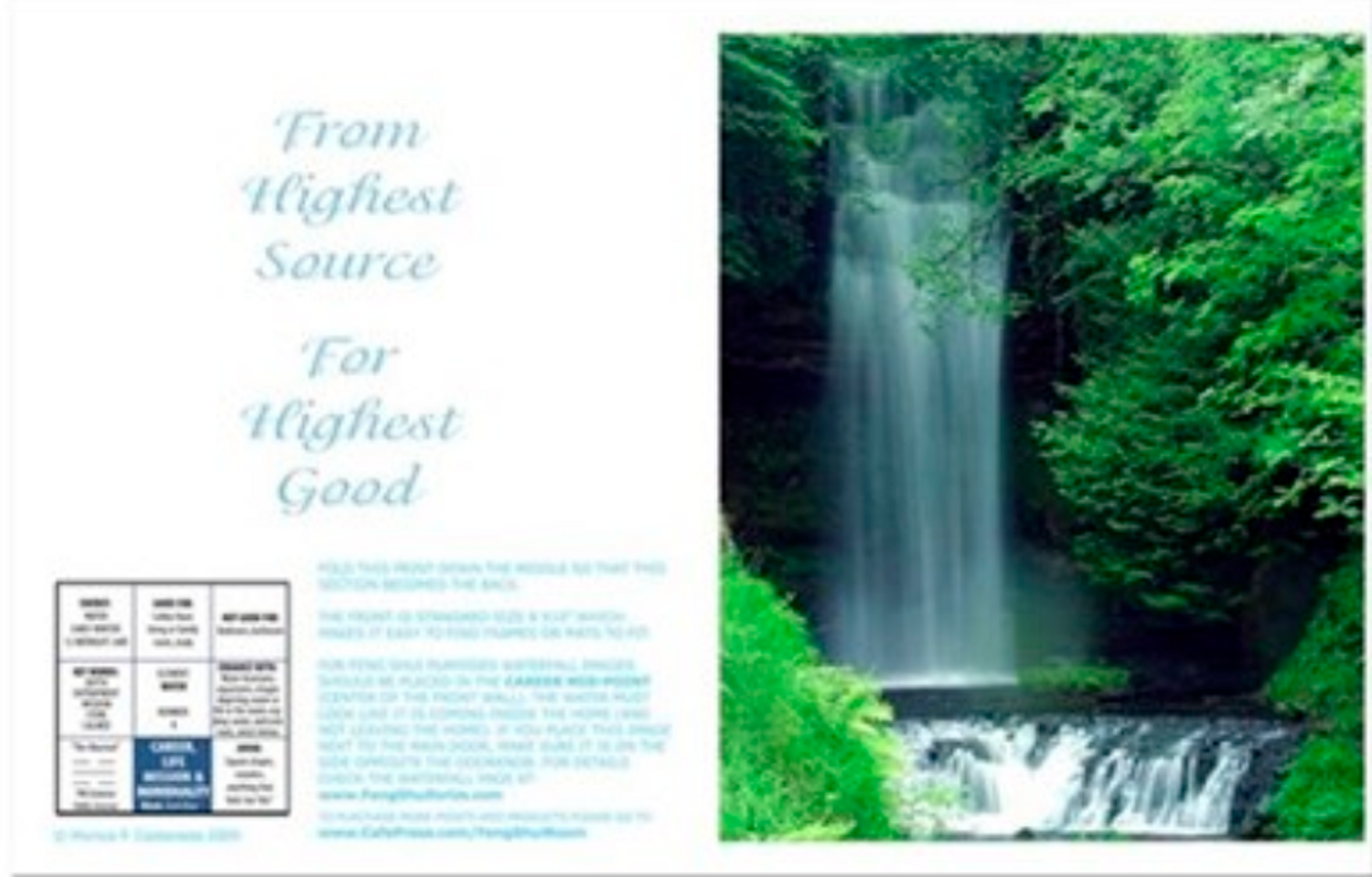 Feng Shui Waterfalls for Money - Nine Steps to Feng Shui®