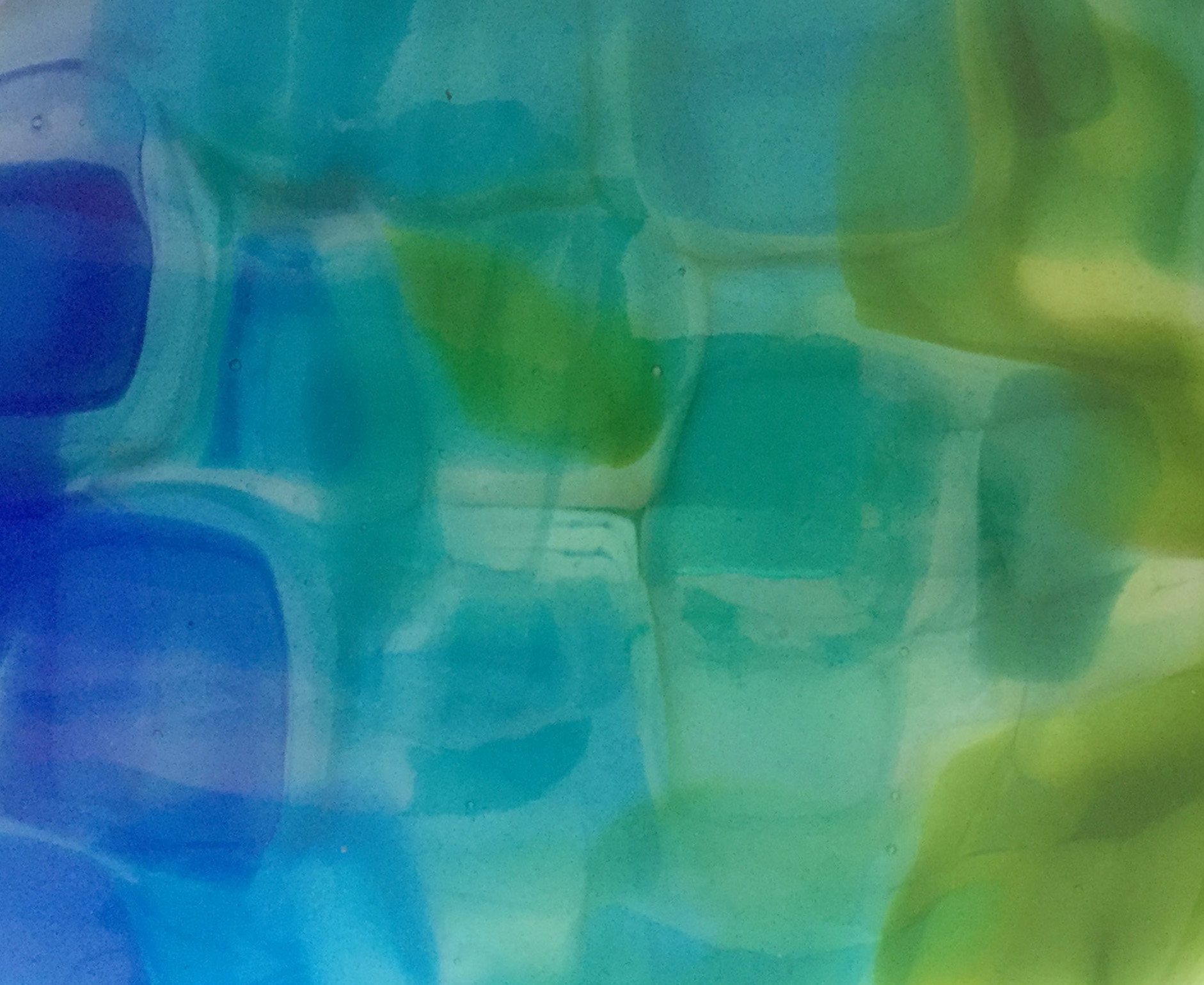 Watercolor Glass in blue