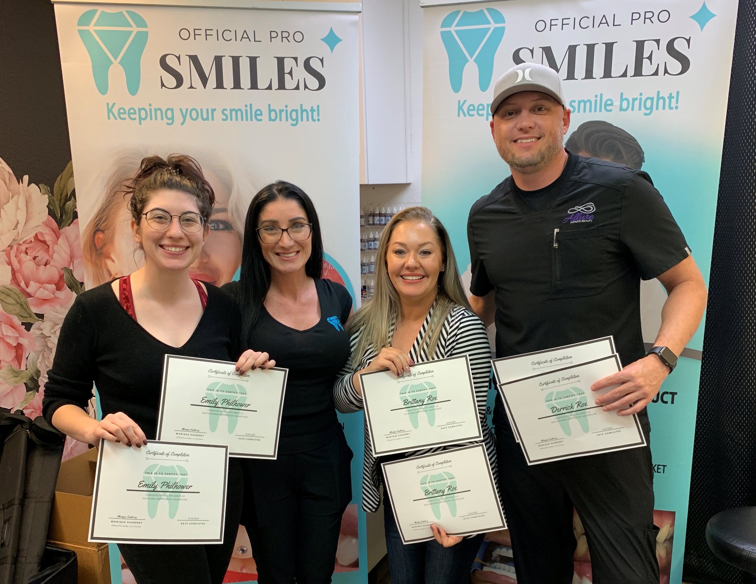 Teeth whitening training & tooth gem training by Official Pro Smiles