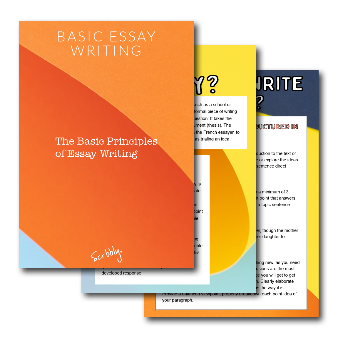 essay writing course pdf