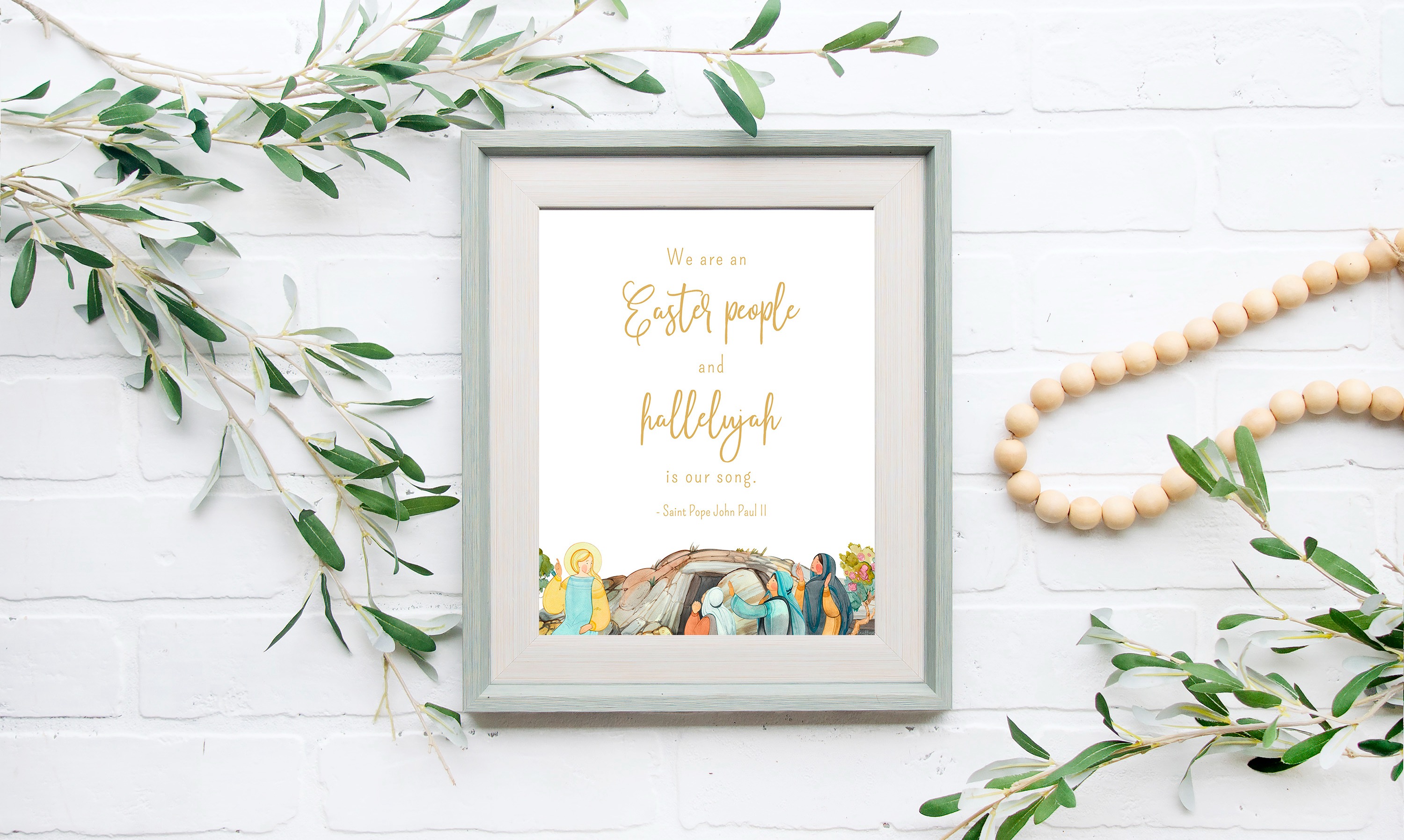 We are an Easter People Art Printable