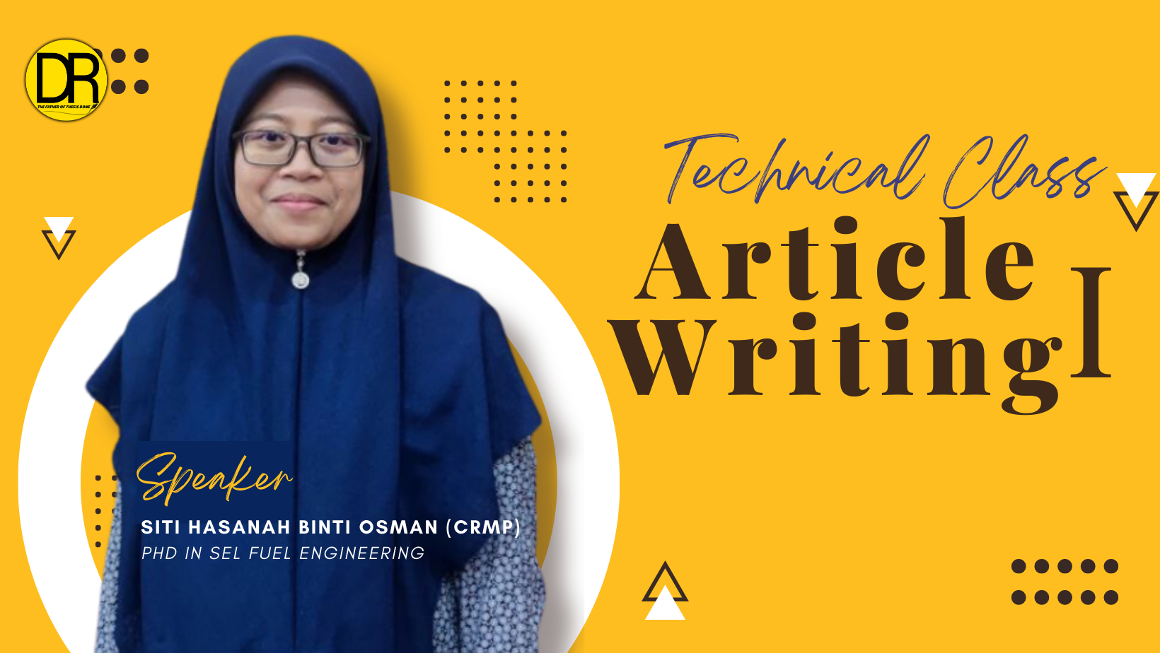 TECHNICAL CLASS : ARTICLE WRITING 1