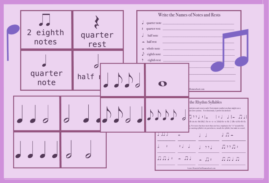 Beginning Rhythm Counting and Flashcards