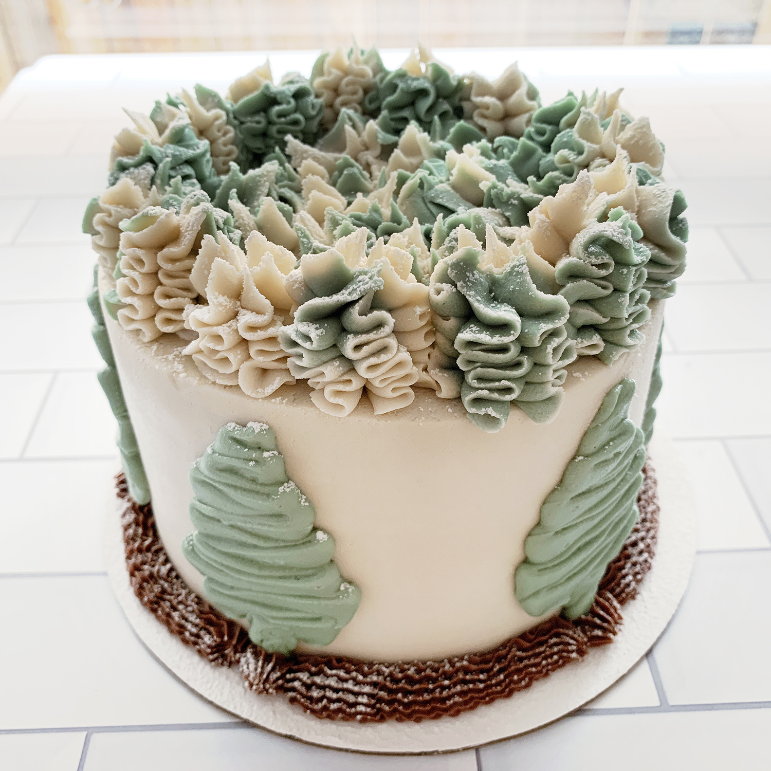 Winter Wonderland Cake by The Allergy Chef