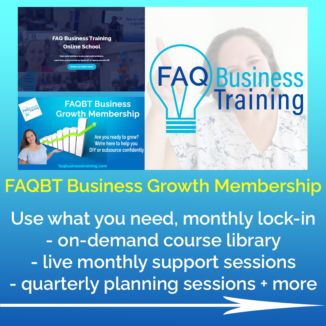 FAQBT Business Growth Membership Benefits