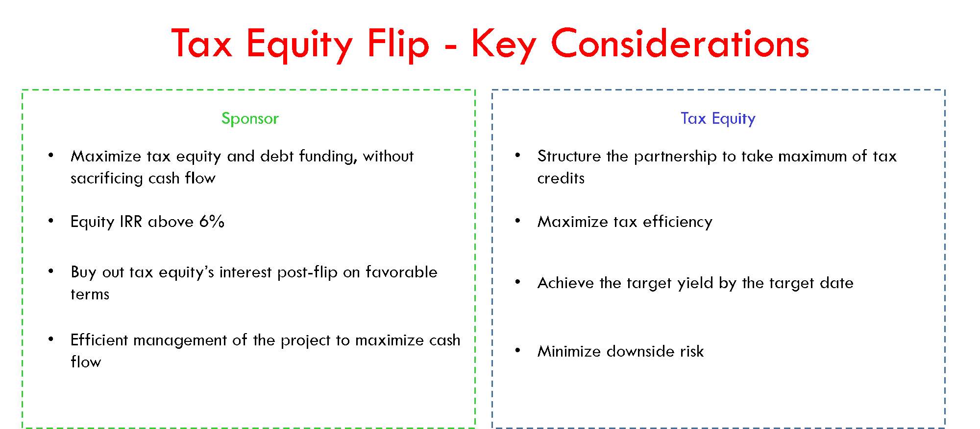 tax equity advantages