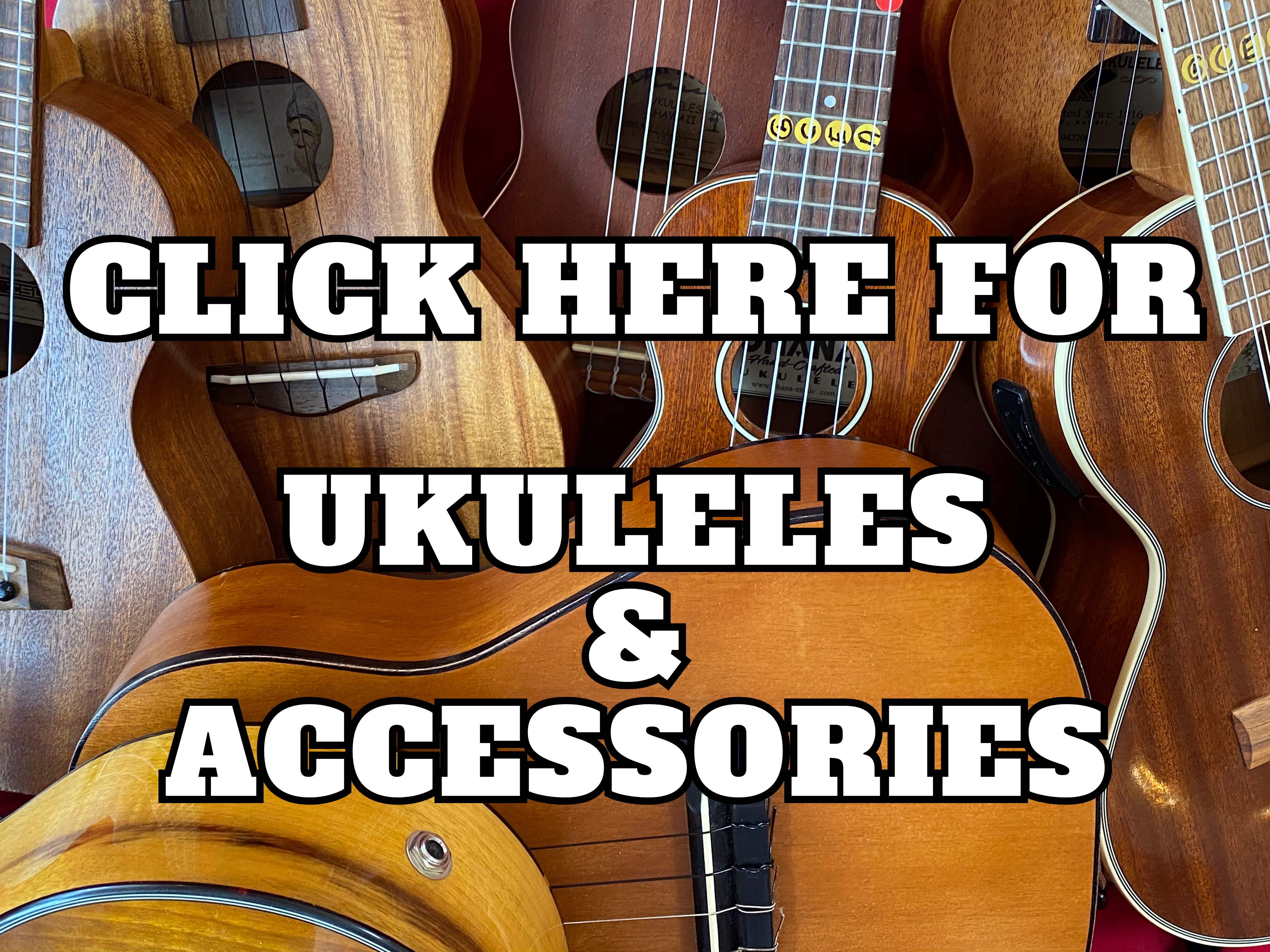 ukulele's with different wood types