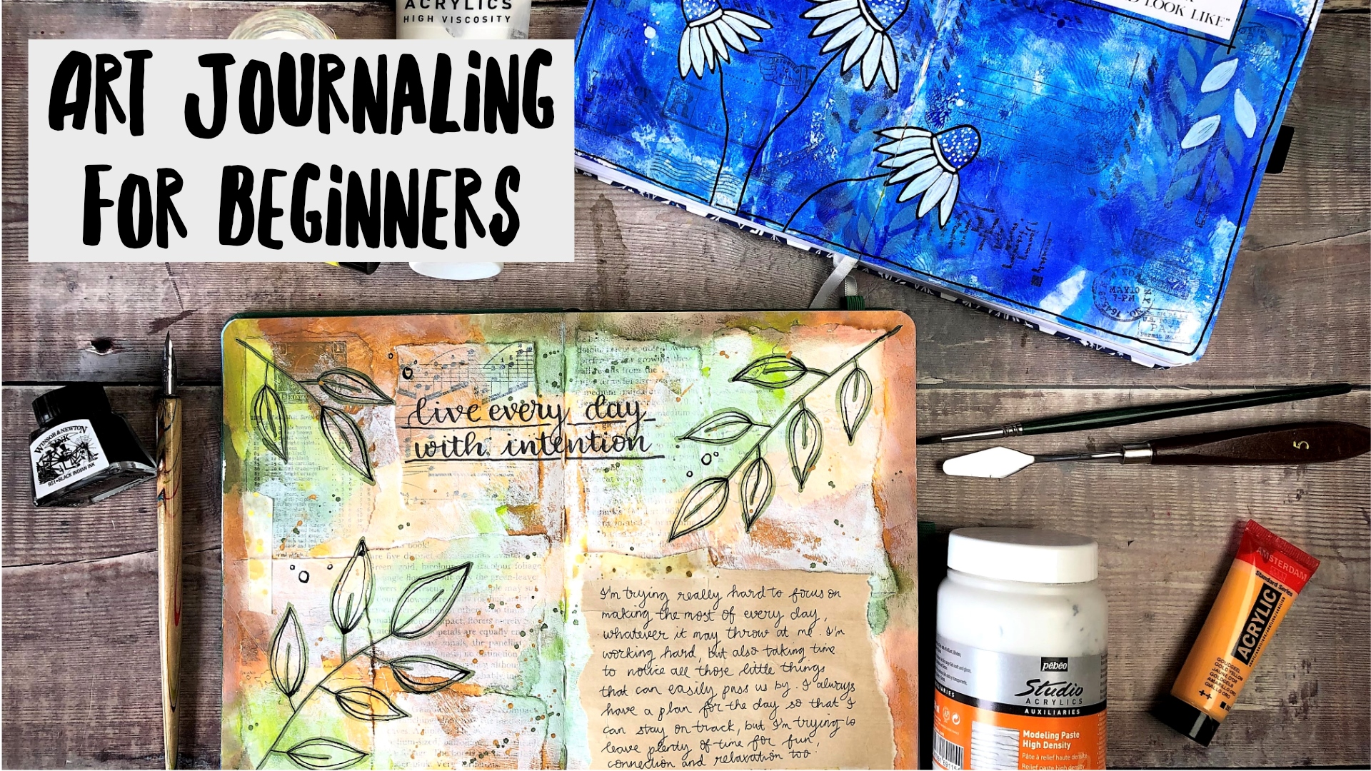 Art Journaling for Beginners Course