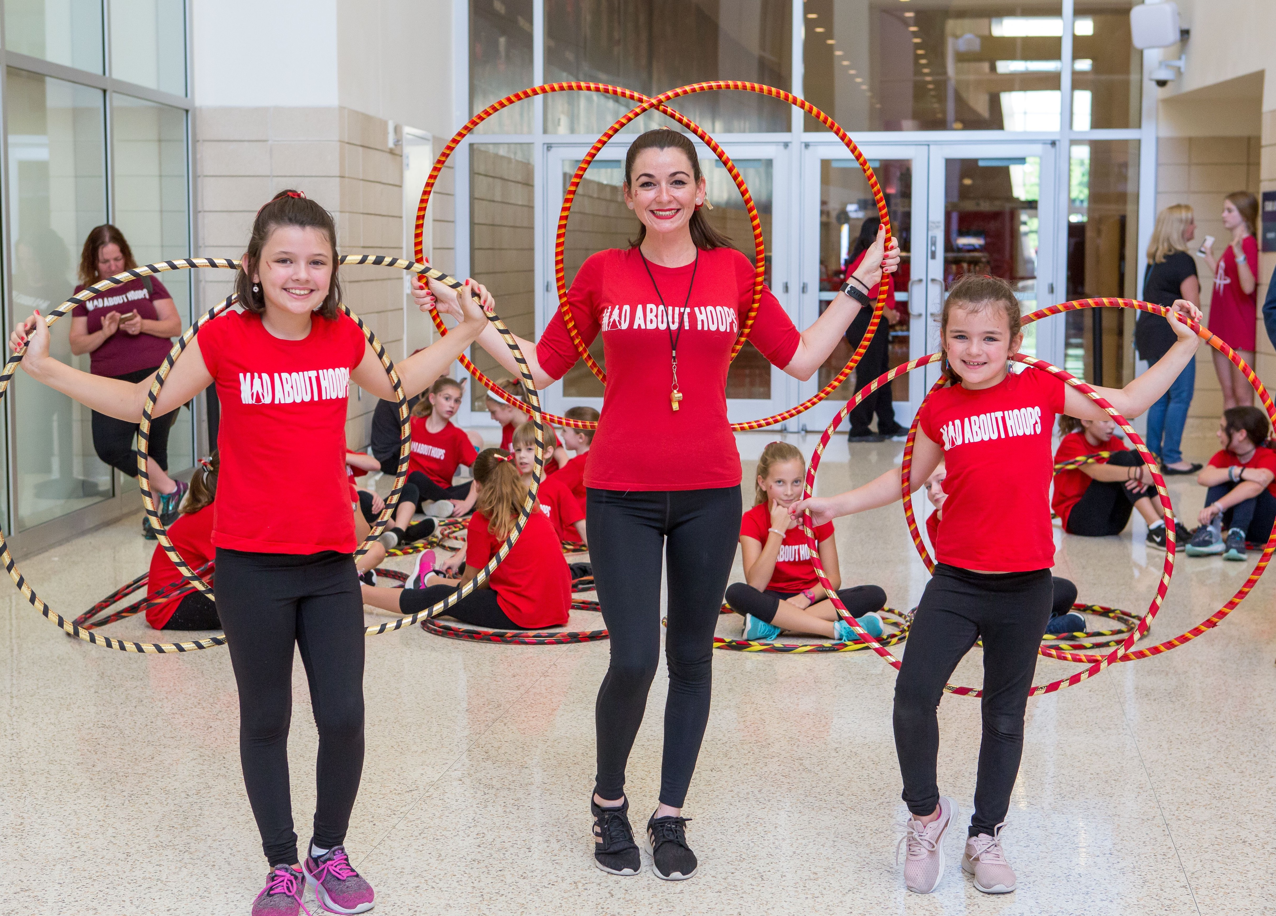 Mad About Hoops Tessa tries to hula hoop