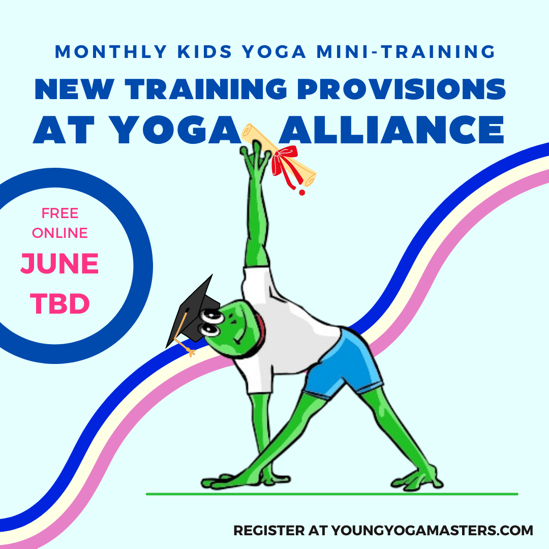 Text: Kids Yoga and Mindfulness Mini-Training 